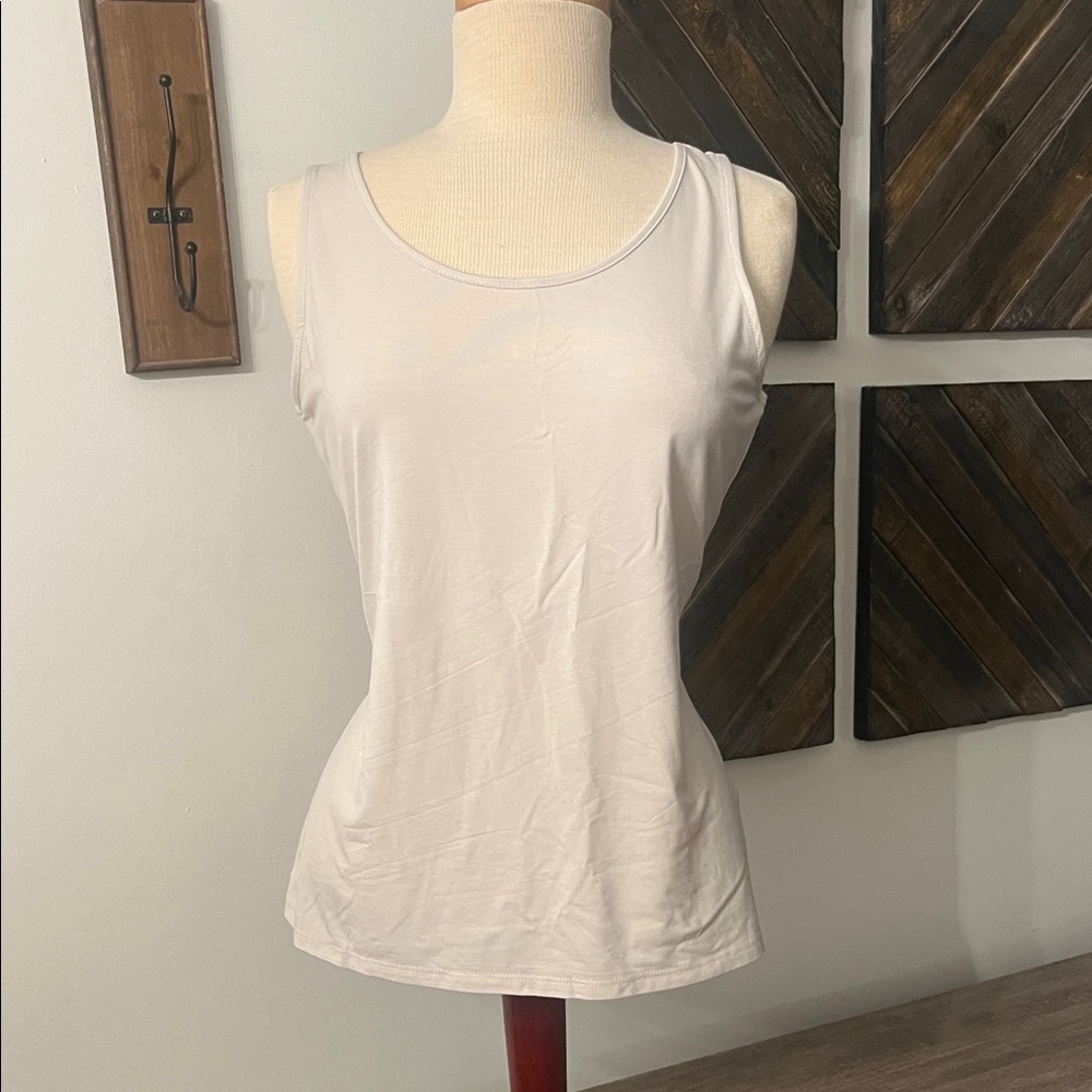 Greige Bamboo Sleeveless Women's Top